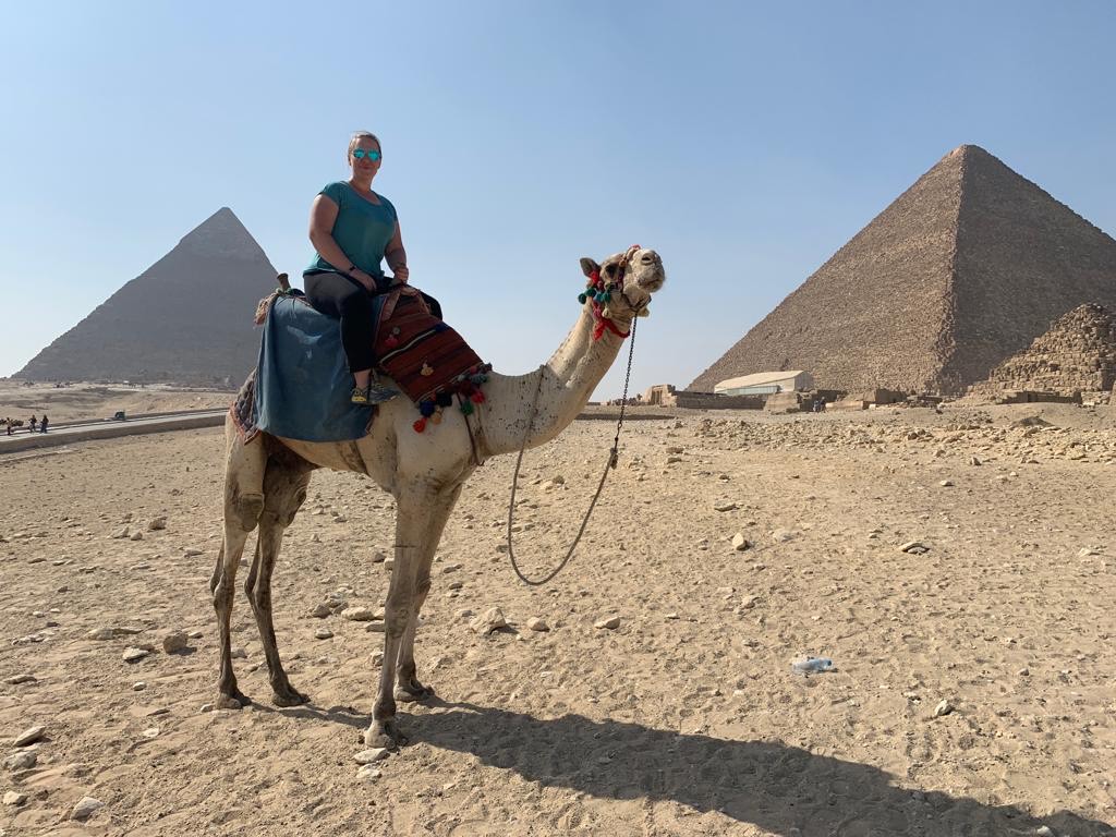 Woman on a Camel
